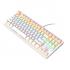 ZIYOULANG K2 RGB TKL MECHANICAL GAMING KEYBOARD BLUE SWITCH - WHITE