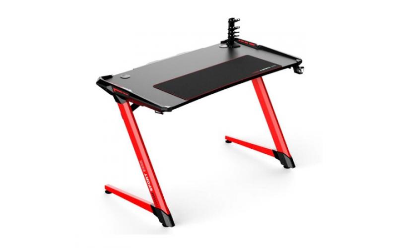 DXRACER E-SPORTS GAMING DESK - BLACK/RED