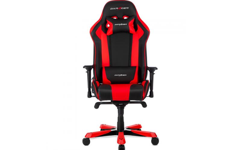 DXRACER KING SERIES MODULAR  GAMING CHAIR EXTRA WIDE SEAT LARGE BACKRET - RED/BLACK