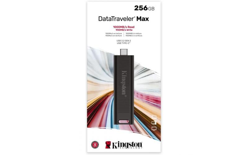 Kingston DataTraveler Max 256GB USB-C Flash Drive with USB 3.2 Gen 2 Performance