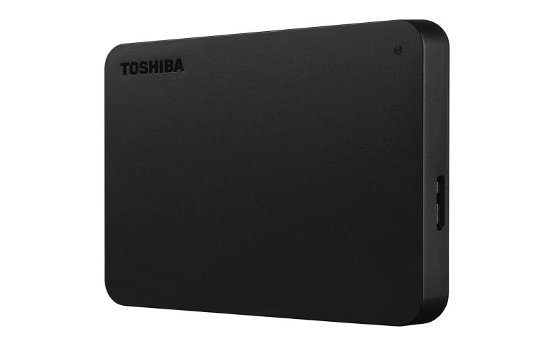 Toshiba Canvio Basics 1TB USB C Portable Hard Drive Support Windows & MAC - Black