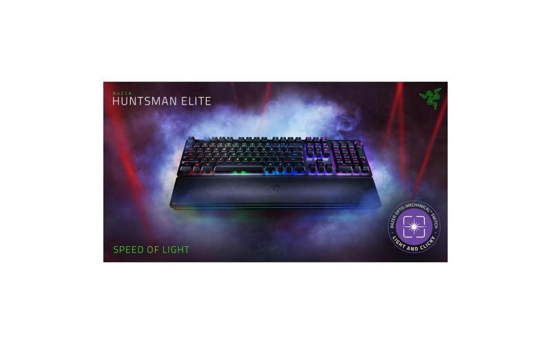 Razer Huntsman Elite Wired Gaming Keyboard Opto-Mechanical Switch , Black