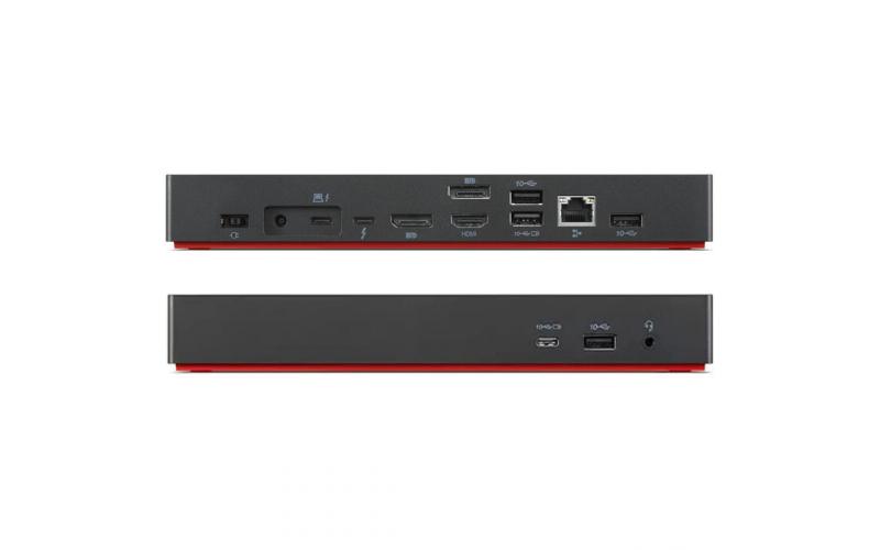 Lenovo ThinkPad Thunderbolt 3 Dock 135W Dual UHD 4K Display Capability, 2 HDMI, 2 DP, USB-C, USB 3.1