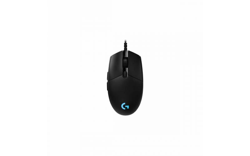 Logitech G PRO HERO 25K LIGHTSYNC Wired Gaming Mouse- Black