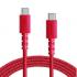 Anker PowerLine Select+ USB-C To USB-C 3ft / 0.9m Red A8032H91