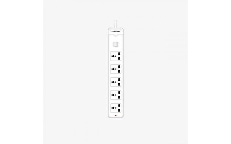 Lincomn LC-PS501 Power Strip 5 Port +3m MK
