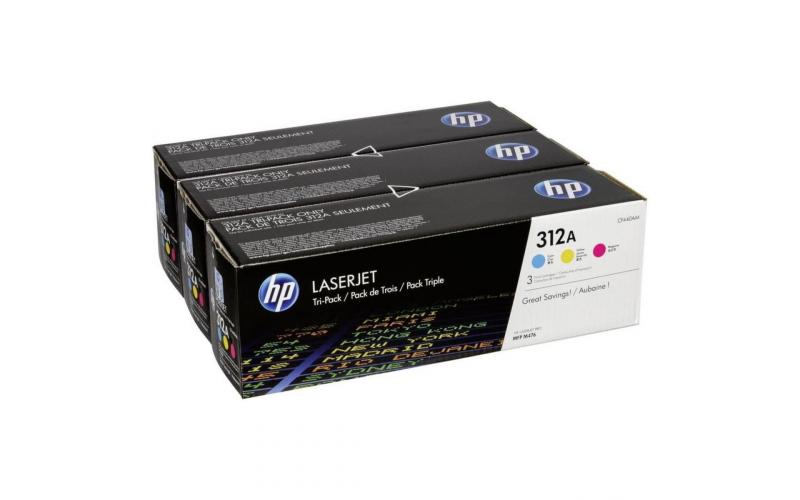 HP 410X Cyan+Magnta+Yellow Original LaserJet Toner Cartridge ( CF252XM) (Original)