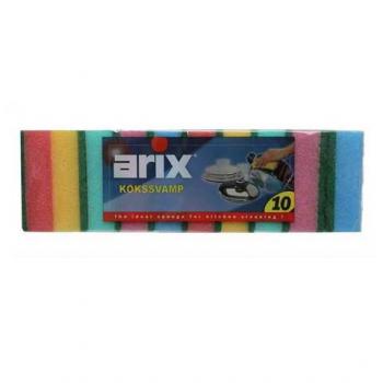 Arix Sponge Color Scourer 10 Pieces