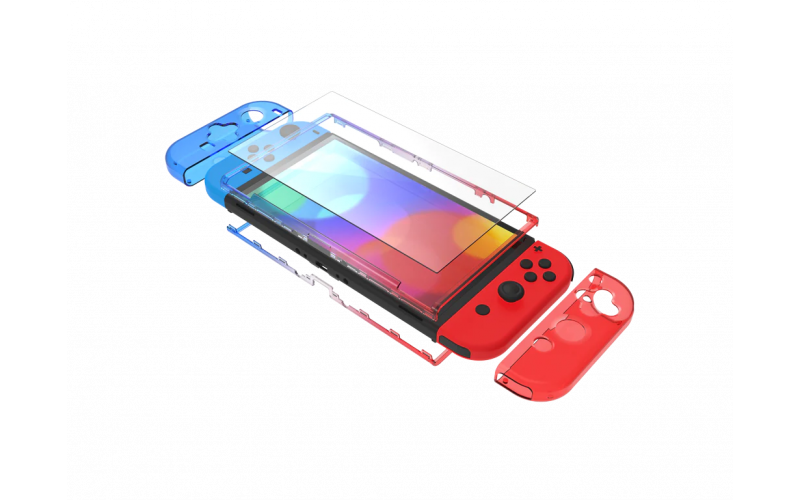 Nyko Nintendo Switch OLED Thin Case Red/Blue
