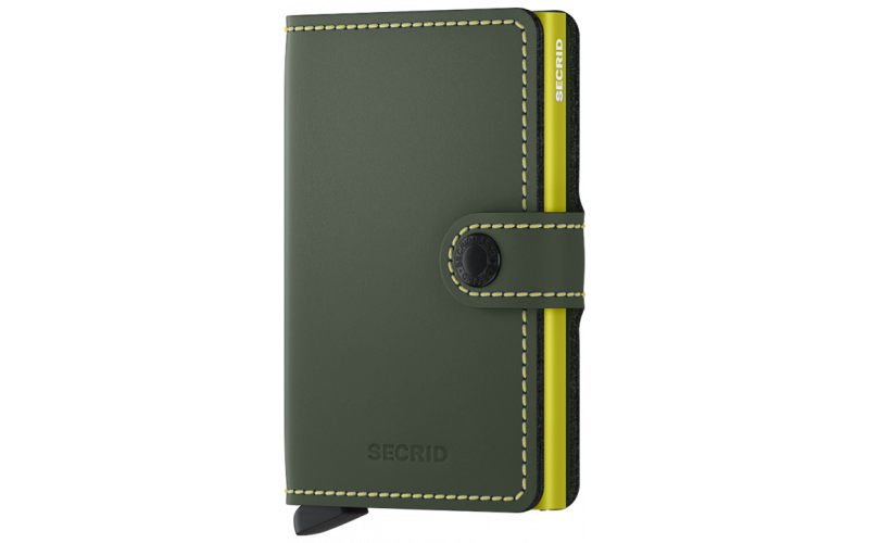 Secrid Miniwallet Matte - Green & Lime