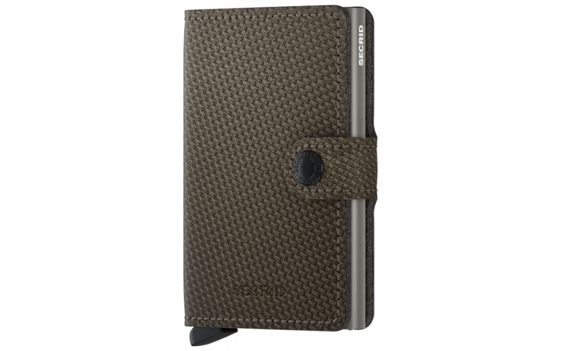 Secrid Miniwallet Carbon - Khaki