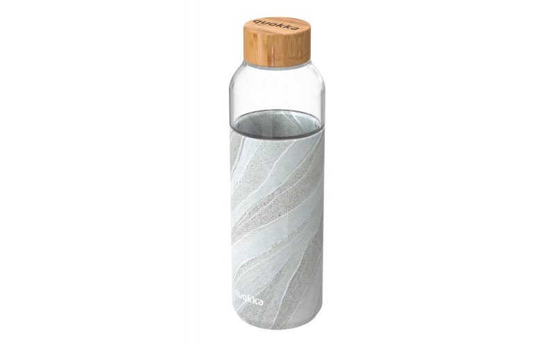 Quokka Glass Bottle 660 Ml White Stone