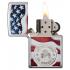 Zippo 29395 250 America Stamp On Flag