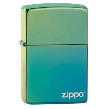 Zippo 49191Zl Classic High Polish Teal with Zippo Logo Lasered