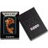 Zippo 218 Ci400225 Regular Black Matte Fire Lion