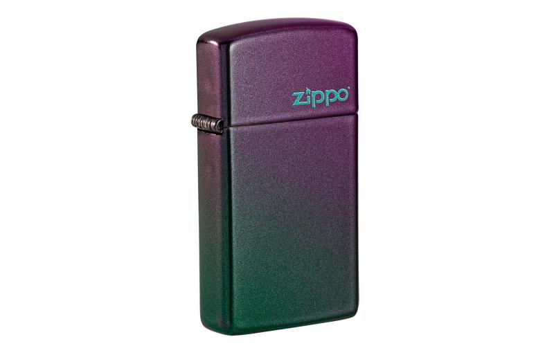 Zippo 49267Zl 49267 Slim Iridescent Zippo Logo