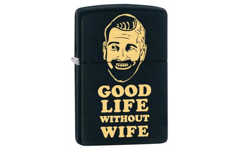 Zippo 218 Mp400018 Good Life Without Wife