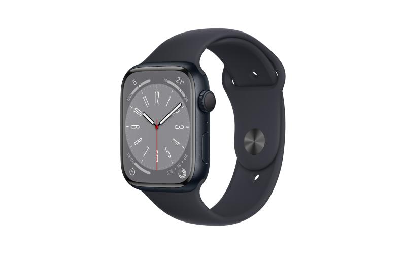 Apple Watch Series 8 GPS 45mm Aluminium Case with Sport Band