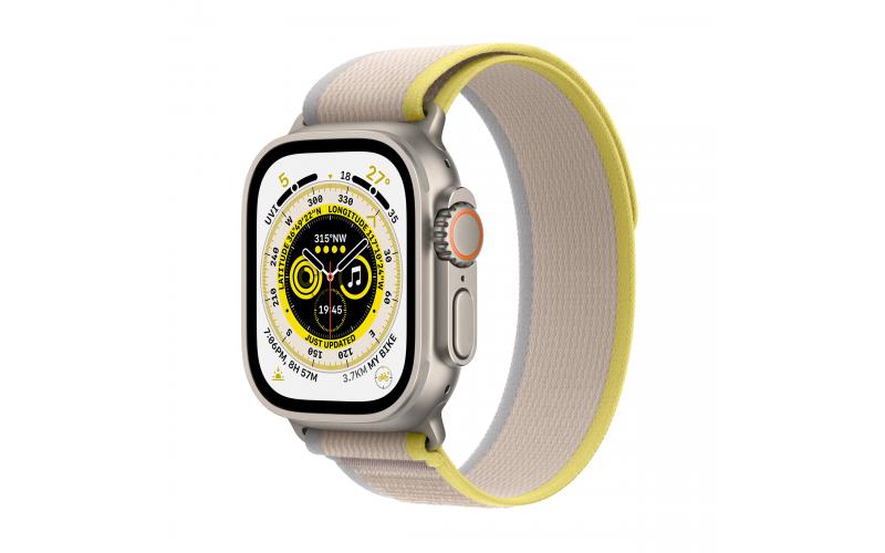Apple Watch Ultra GPS + Cellular, 49mm Titanium Case with Trail Loop