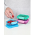 Sistema Rectangular Lunch Coloured 3 Pack 200Ml