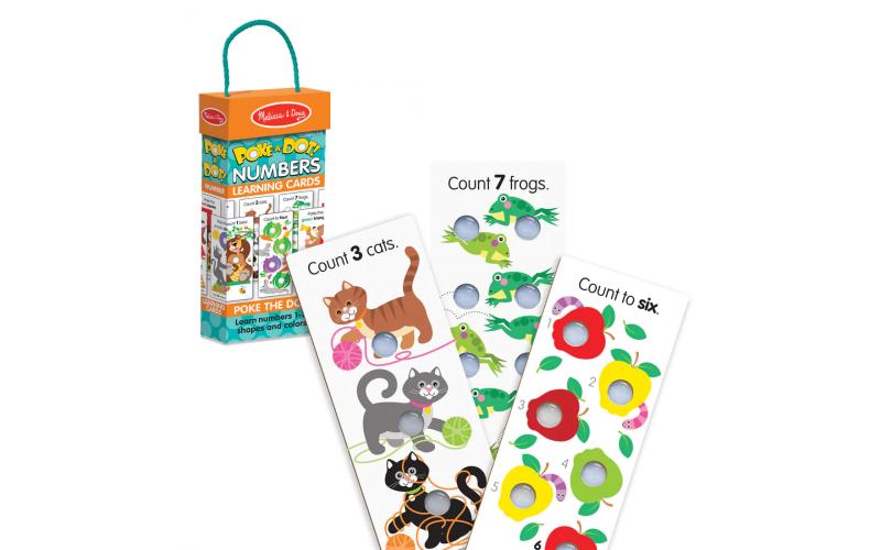 Melissa & Doug - Poke A Dot Numbers Learning Cards