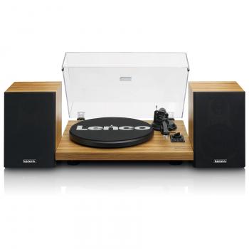 LENCO Bluetooth Belt-Drive Turntable - Wood