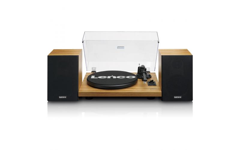 LENCO Bluetooth Belt-Drive Turntable - Wood