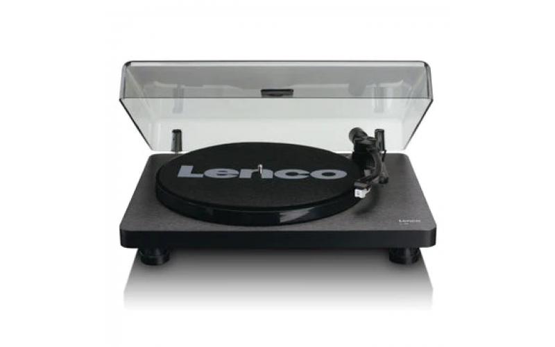 LENCO TURNTABLE WITH PHONOCARTRIDGE AND USB CONNECTION BLACK