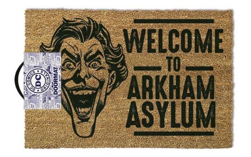 The Joker Welcome To Arkham Asylum Doormat