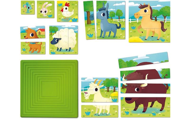 Lisciani Carotina Baby 8 Progressive Puzzle- The Farm