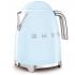 Smeg Kettles 50s Style - 1.7lt 7 cups - Pastel Blue