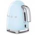 Smeg Kettles 50s Style - 1.7lt 7 cups - Pastel Blue
