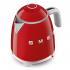 Smeg Kettles 50s Style - 0.8 lt 3 cups - Red