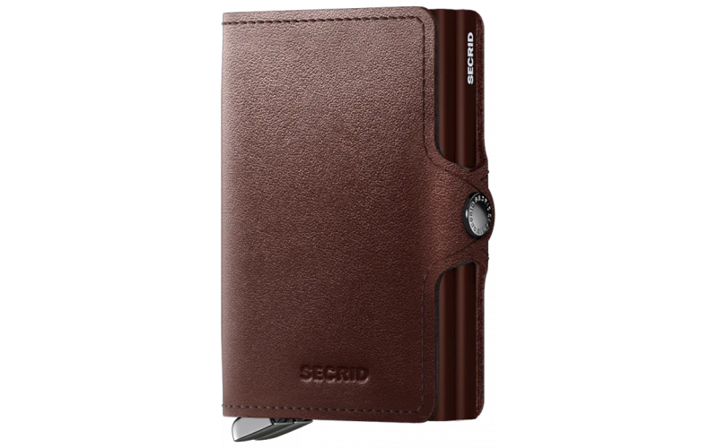 Secrid Dusk Dark Brown Twin Wallet