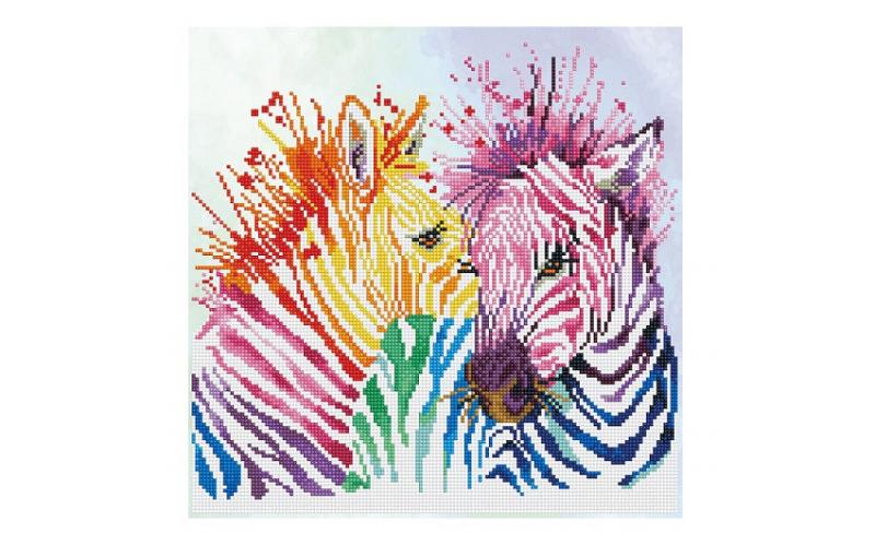 Diamond Dotz - Rainbow Zebras