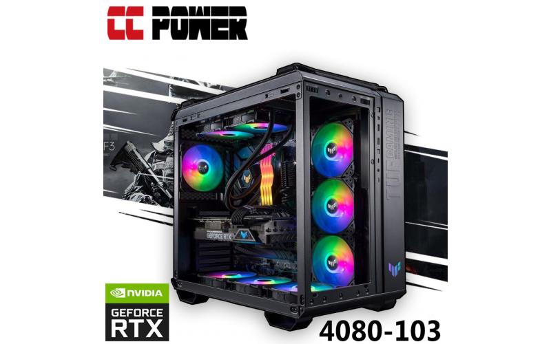 Power By ASUS 4080-103 Gaming PC 7Gen Ryzen 9 7900x 12-Cores w/ RTX 3080 16GB & Liquid Cooled