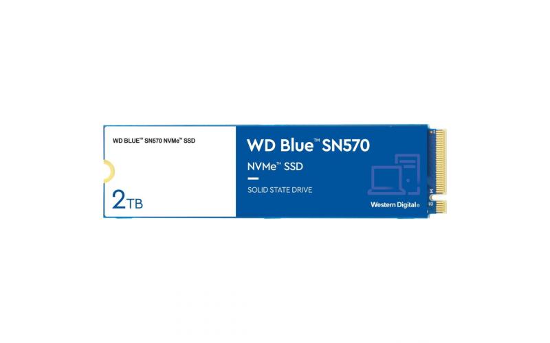 WD Blue SN570 NVMe M.2 2280 2TB PCI-Express 3.0 x4 3D NAND Up to 3,500 MB/s