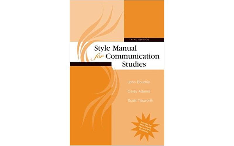 Style Manual for Communication Studies