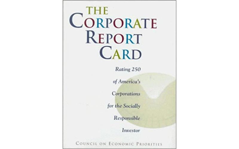 The Corporate Report Card