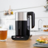 Bosch Kettle With Stainless Steel, 1.5 L, 2400W (Black)