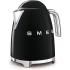 Smeg  Electric Kettle, 1.7L, 2400W (Black)