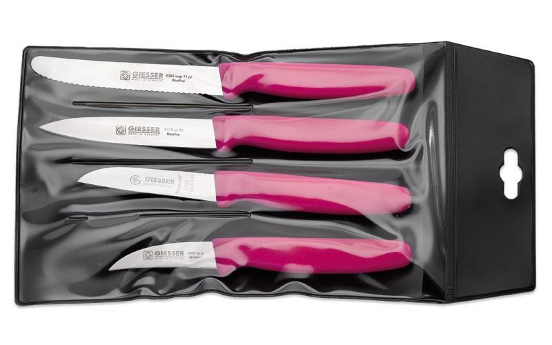 Giesser Vegetable Knife Set, 4 Pieces, Handels