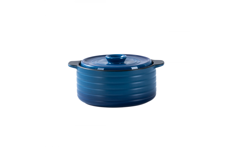 D.Fire  Ceramic Casserole Blue