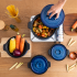 D.Fire  Ceramic Casserole Blue