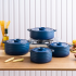 D.Fire  Ceramic Casserole Blue
