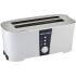 Black+Decker Et124-B5 4 Slice Long Cool Touch Toaster (White/Metal)
