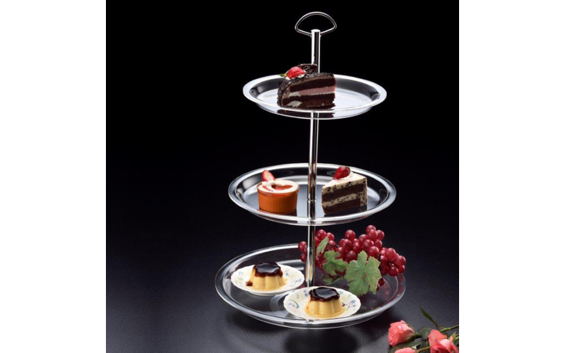 Vague Acrylic Cake Stand 3 Tiers 25/30/35cm