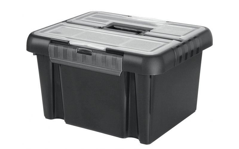 Tontarelli Large Tool Box With Organiser Lid