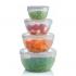 Komax Biokips Round Food Storage Container, 4 L