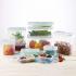 Komax Biokips Rectangular Food Storage Container With Strainer, 1 L